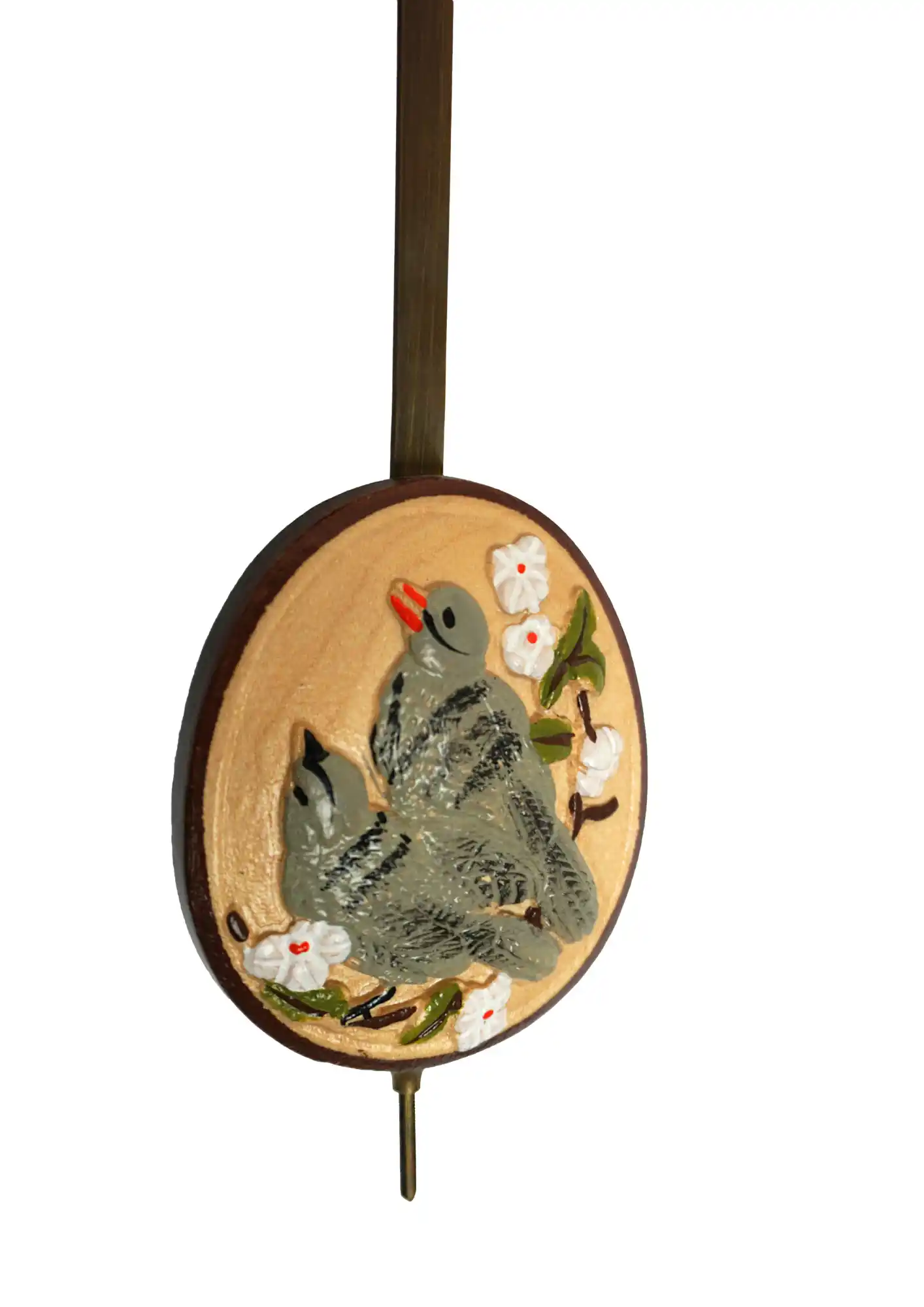 Cuckoo Clock Kissing Kids 8 Day Movement (3) This authentic mechanical 8 day Black Forest cuckoo clock with a shingle red roof and a sweet scene of two kissing kids. The kids are moving their heads and kissing every time cuckoo chimes.