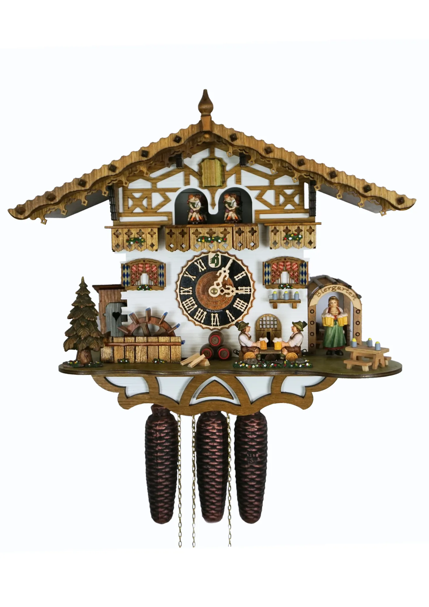 Shutter Clocks Cuckoo Clock | The Beer Garden | 8 Day Movement with Music | 74207847