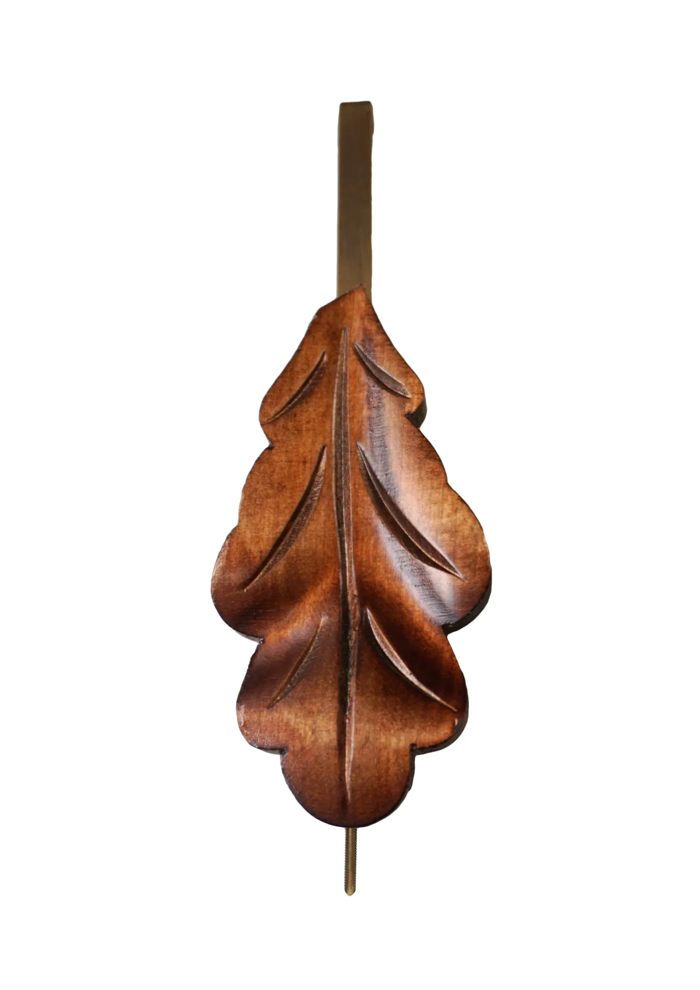 Hand carved authentic mechanical brown black forest cuckoo clock in a hunter theme. Precisely carved deer head is decorating the top while there is a hunter and a falcon figure on the sides of the clock. The clocks dial is wraped with a hunting horn while