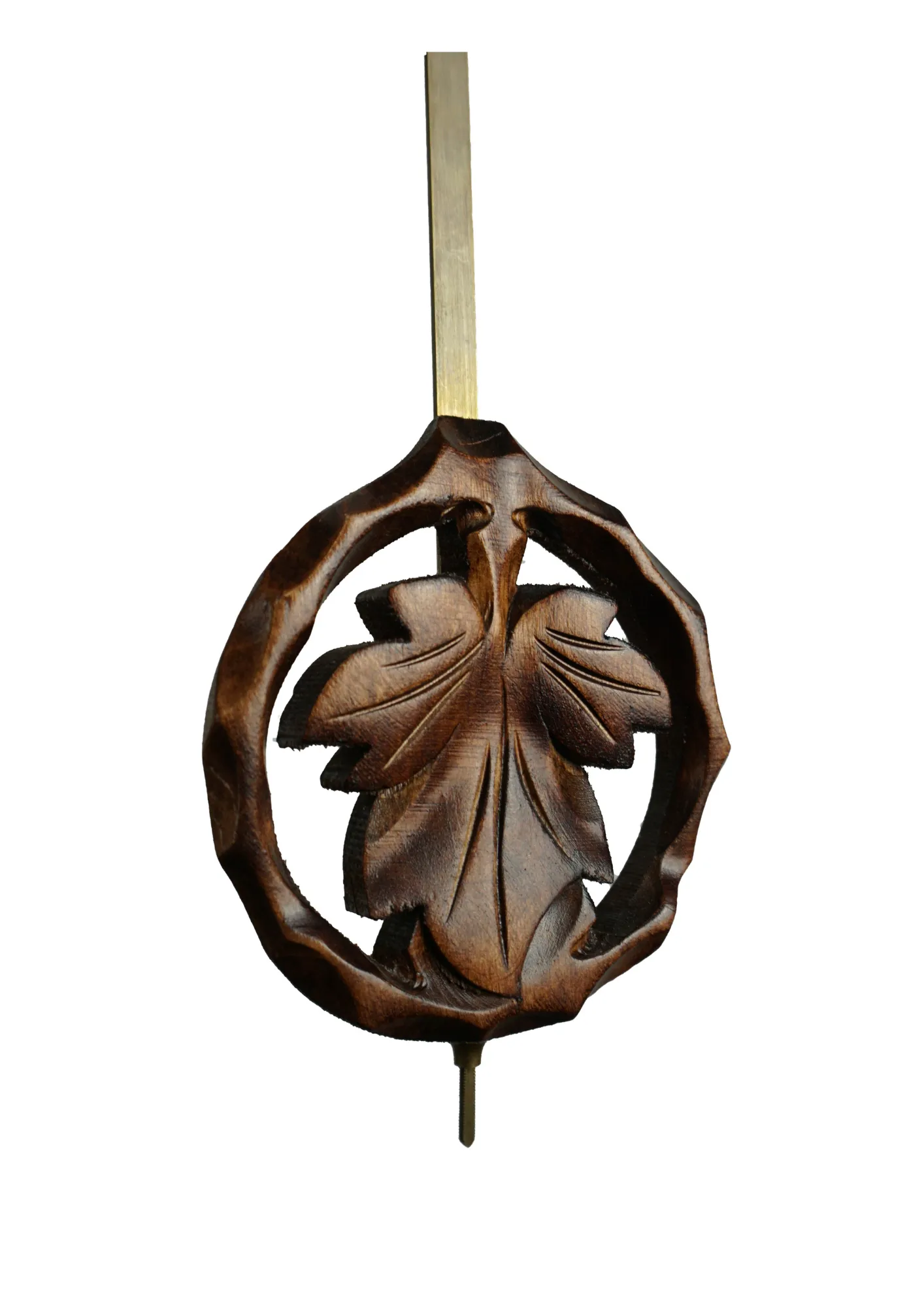 Hand carved mechanical 8 days black forest cuckoo clock with unusual design, while the frame is decorated in traditional style, the roof is covered in shingles. Two birds at the front are moving every time cuckoo comes out and feeding the offspring in the